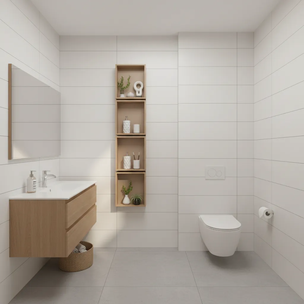 Optimizing Small Bathroom Decor Using Shadow Boxes
