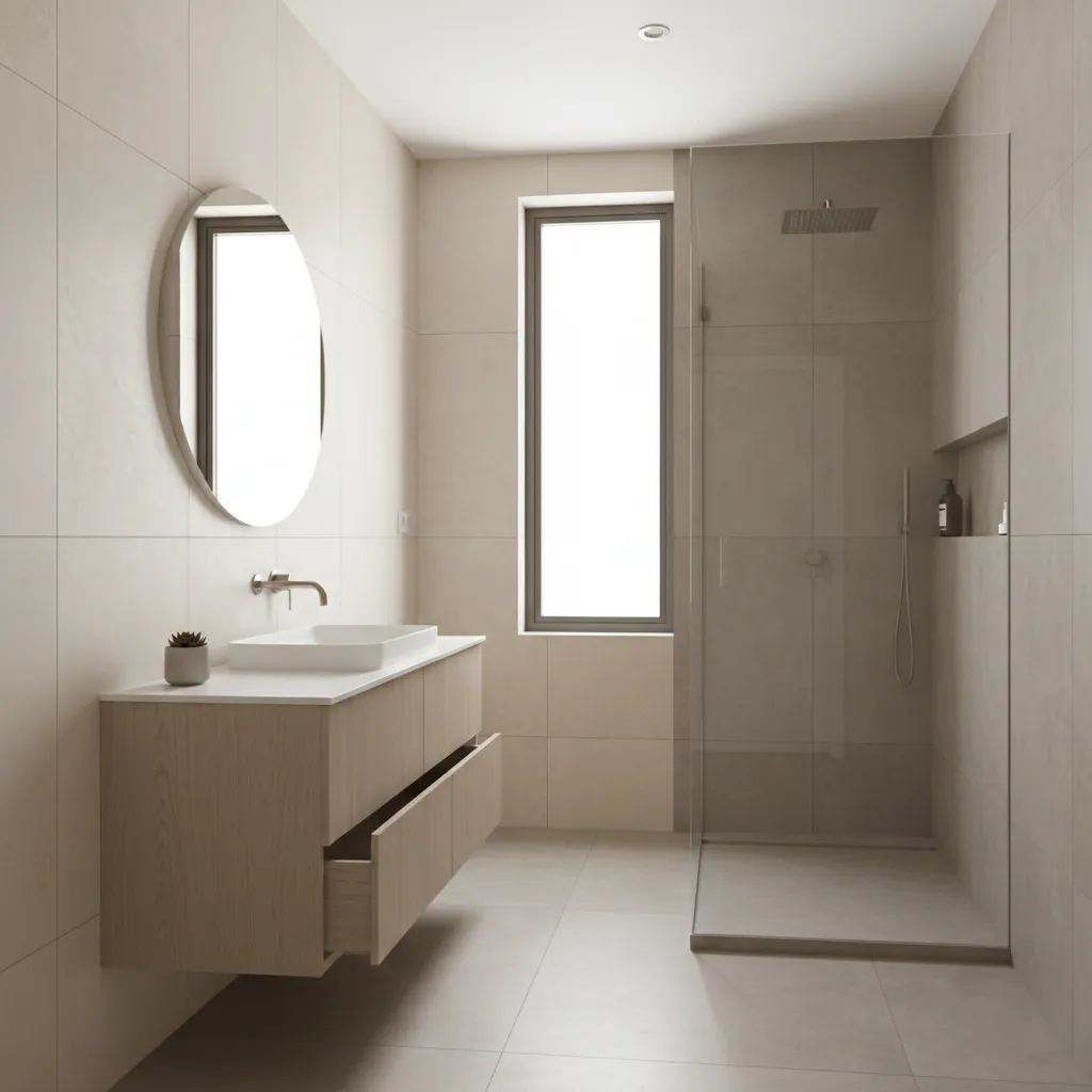 5 Small Bathroom Tile Design Ideas That Make the Room Look Bigger