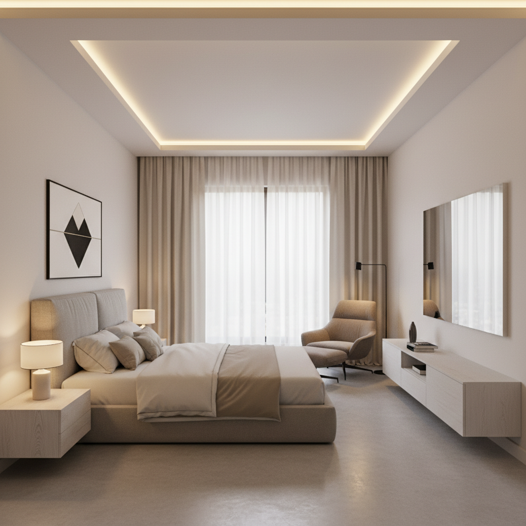 Plus Minus POP Design for Small Room Ideas