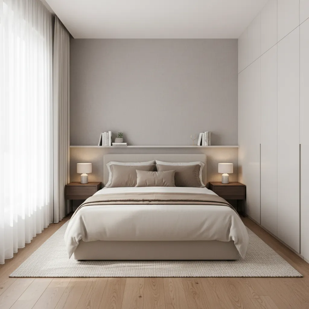 Interior Designer Layout Rules for Small Bedrooms with Queen Beds