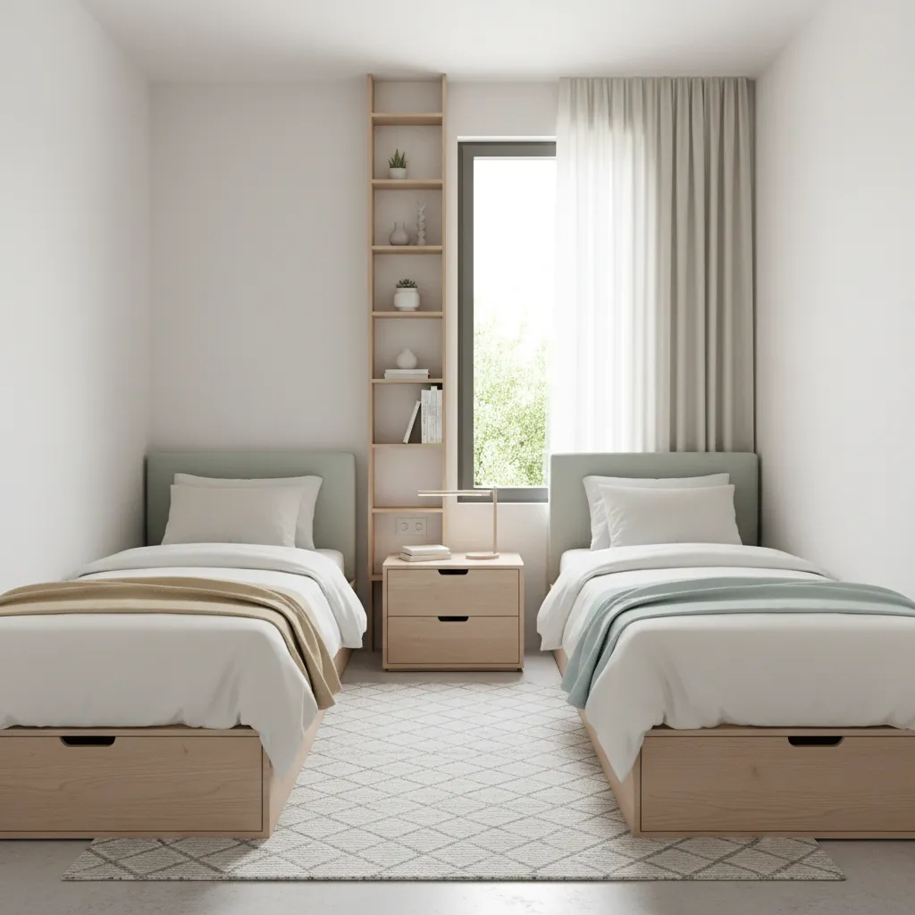 Space Optimization Tips for Two Beds in a Small Bedroom