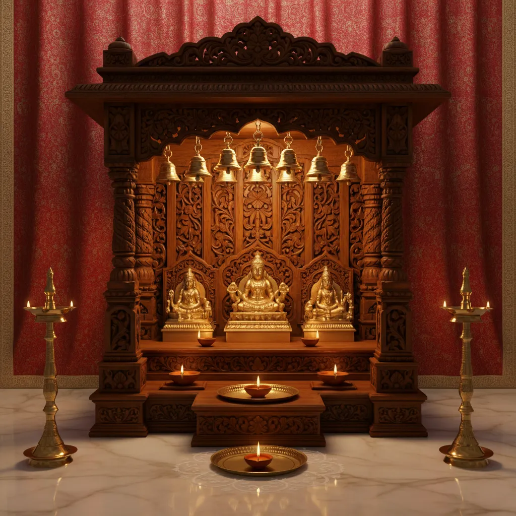 5 ideas for small brass bells for pooja mandir