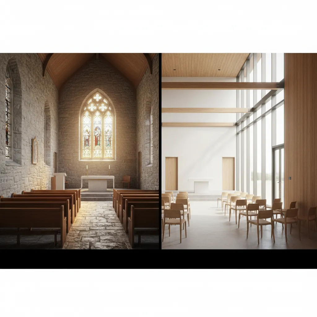 Small Chapel Floor Plan Layouts Compared: Traditional vs Modern Designs
