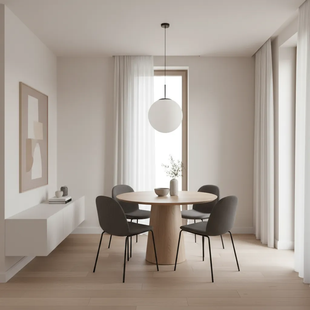 Comparison of compact dining table sizes suitable for small apartments