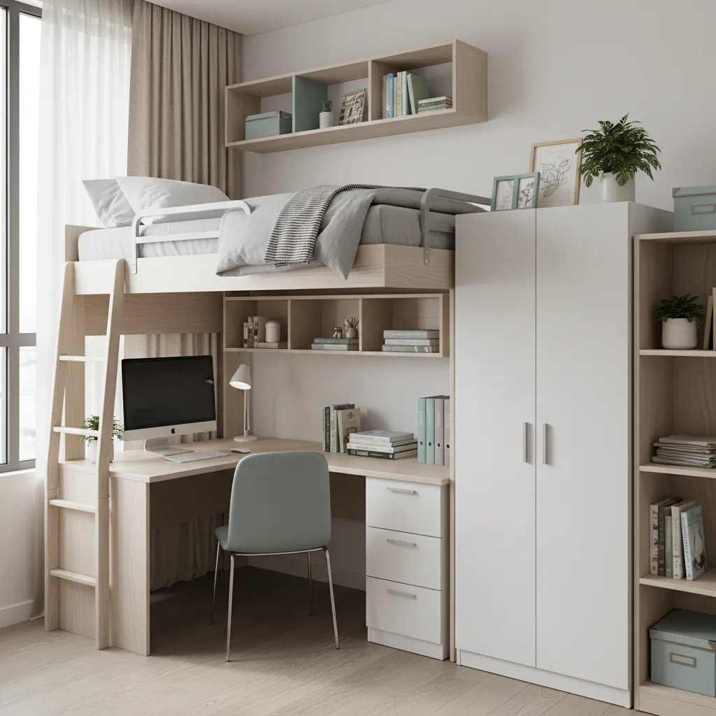 How to Arrange Furniture in a Small Dorm Room: Practical dorm layout strategies to fit beds, desks, and storage into tight student spaces without making the room feel cramped