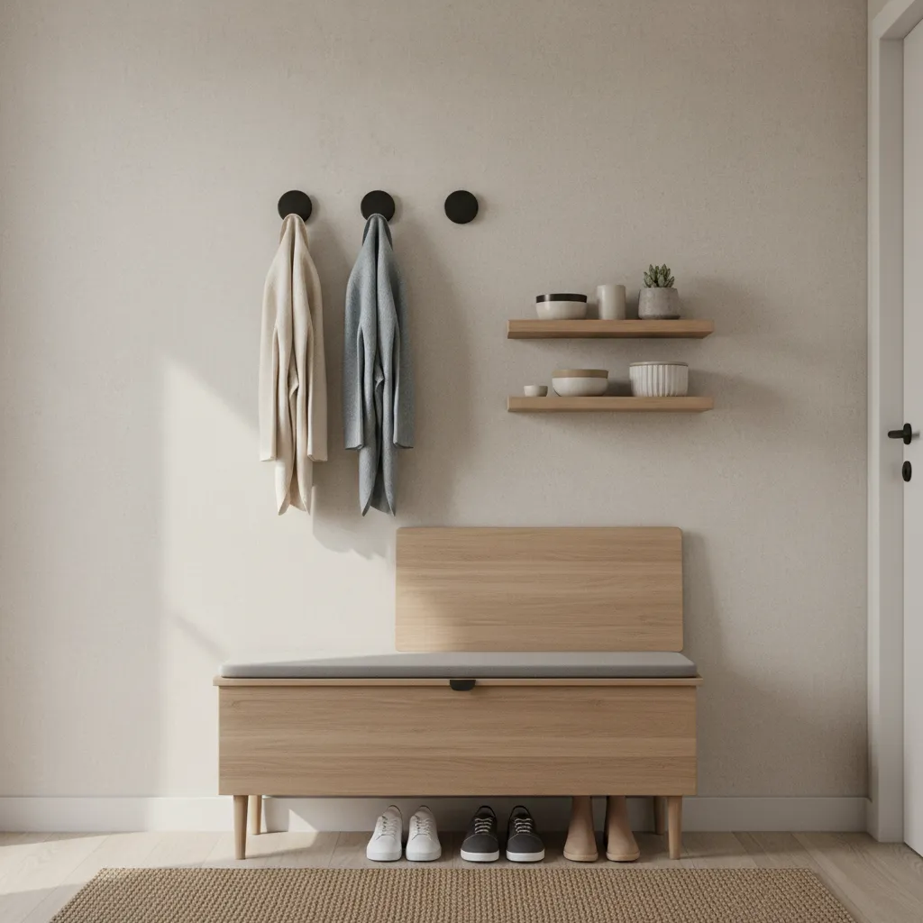 How to Maximize Storage in a Small Entryway Nook