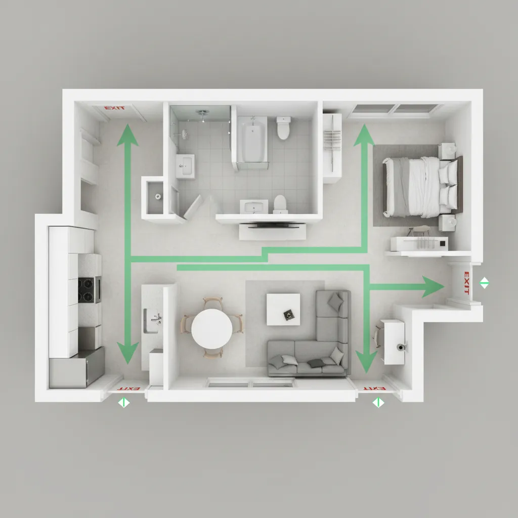 How to Optimize Emergency Evacuation Routes in Small Floor Plans