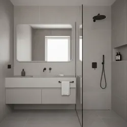 How to Optimize Accessories in a Small Grey Bathroom