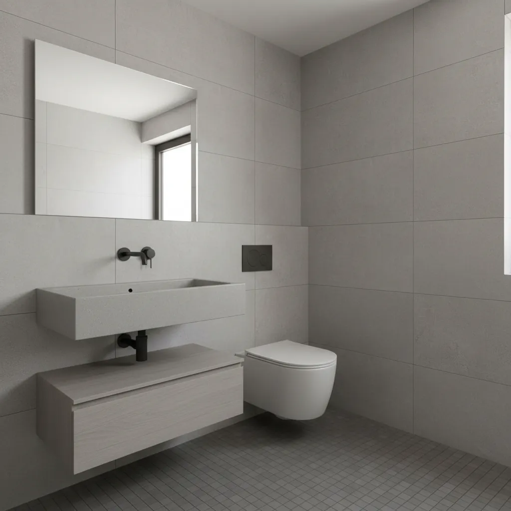 Choosing the Right Fixtures for a Small Grey Bathroom: How compact sinks, toilets, and slim vanities can transform a tight grey bathroom without sacrificing style or functionality