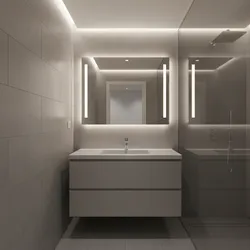 Best Lighting and Mirror Placement for Small Grey Bathrooms