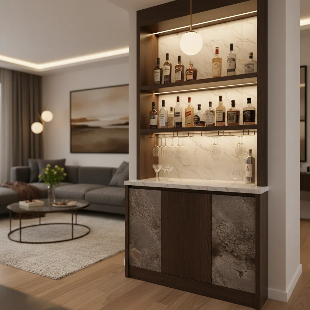 Diseños de bares pequeños para casa: ideas funcionales