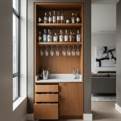 How I Maximize Storage in a Small Home Bar