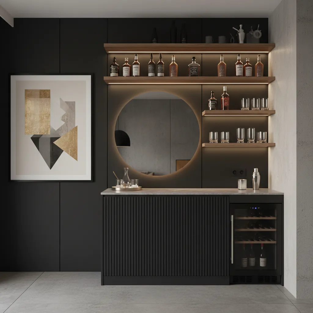 How to Optimize Wall Decor Layout in a Small Home Bar