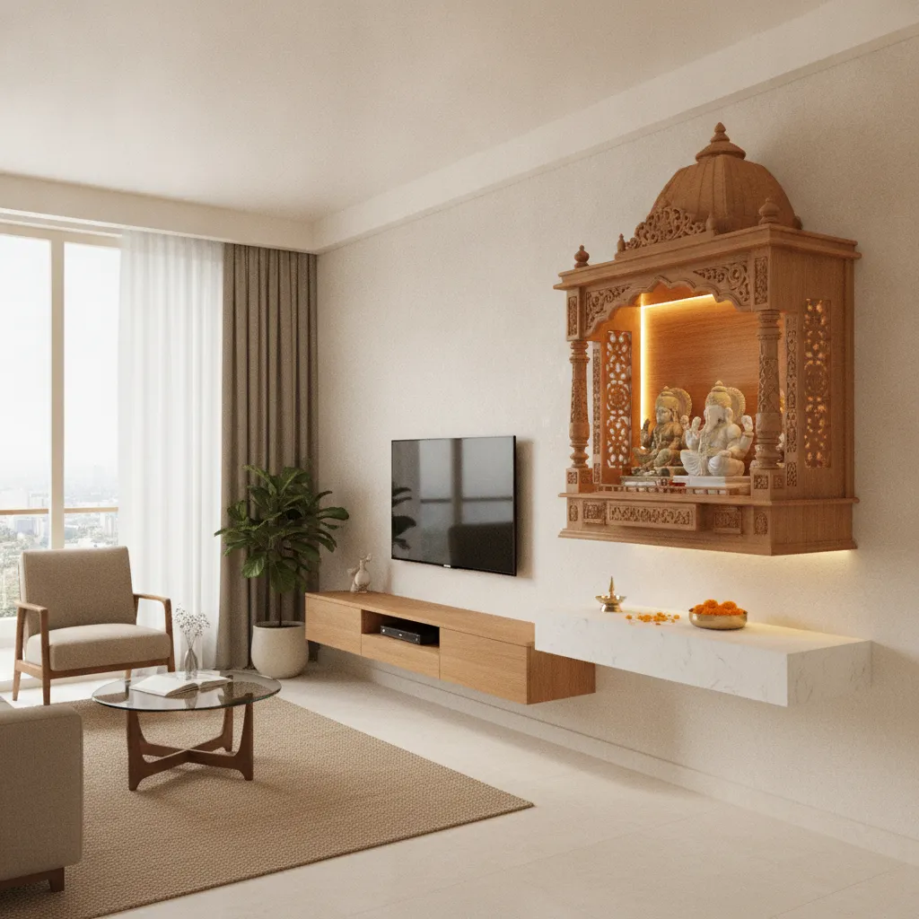 5 Pooja Mandir Ideas for Small Homes