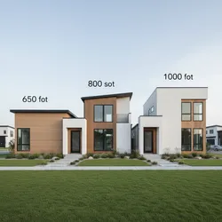 650 Sq Ft House Cost vs 800 Sq Ft and 1000 Sq Ft: Small Home Price Comparison