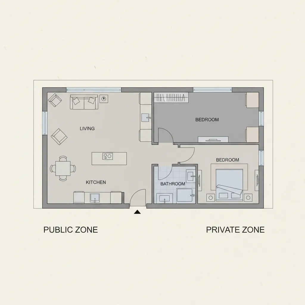 Poor Room Placement in 720 Sq Ft Layouts