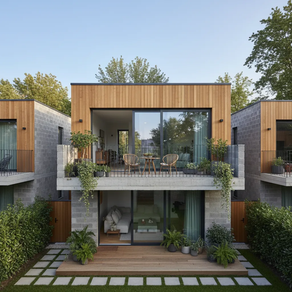 Diseños de casas pequeñas con balcon que realmente funcionan