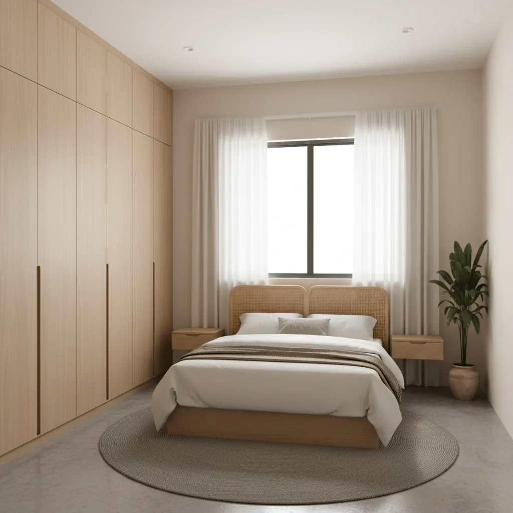 Phòng ngủ nhỏ tối ưu diện tích trong nhà 40m2