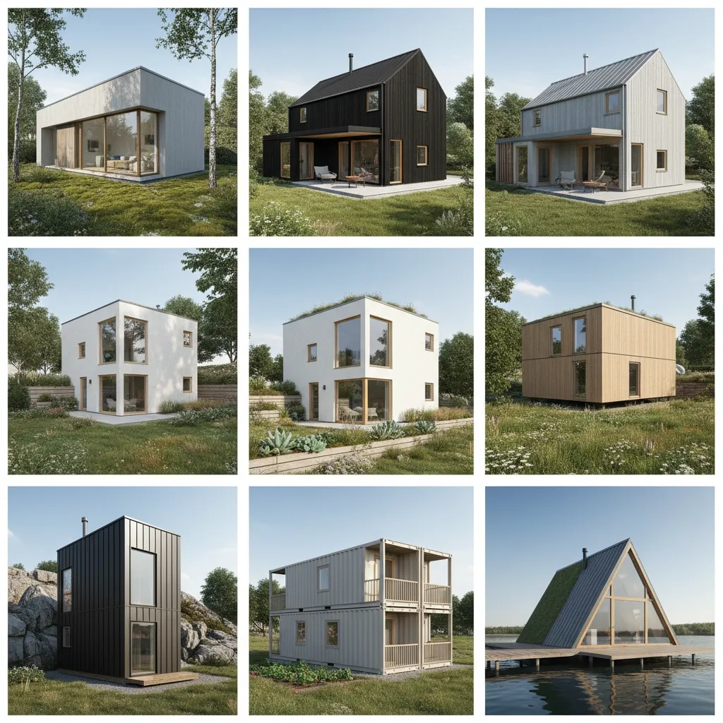 Diferentes ideas de diseño para casas pequeñas modernas