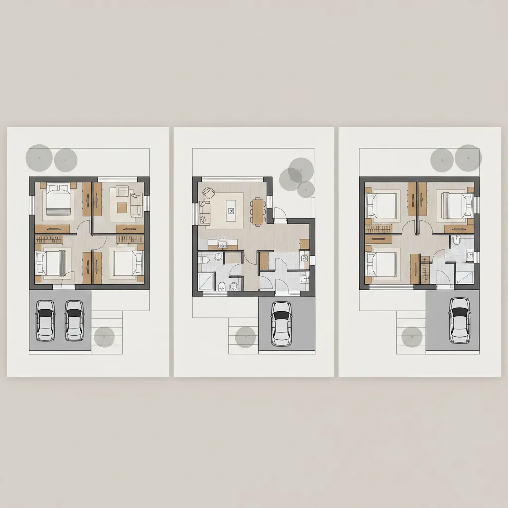 Ideas de distribución para casas pequeñas con garaje