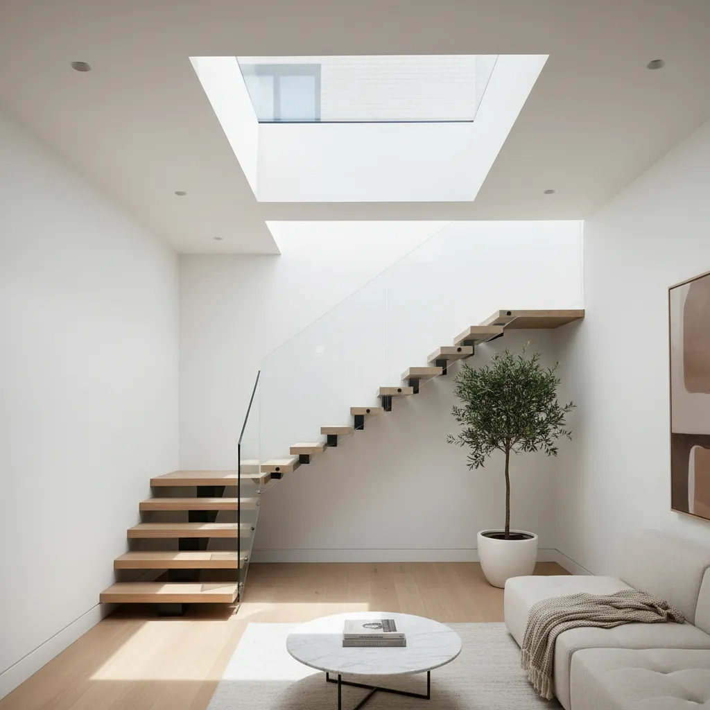Thiết kế giếng trời giúp nhà 60m2 sáng và thoáng hơn