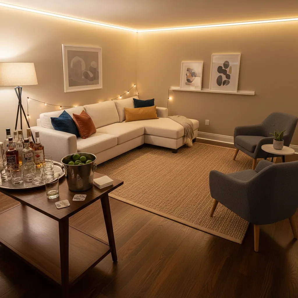 How to Optimize Furniture Placement for Small House Parties