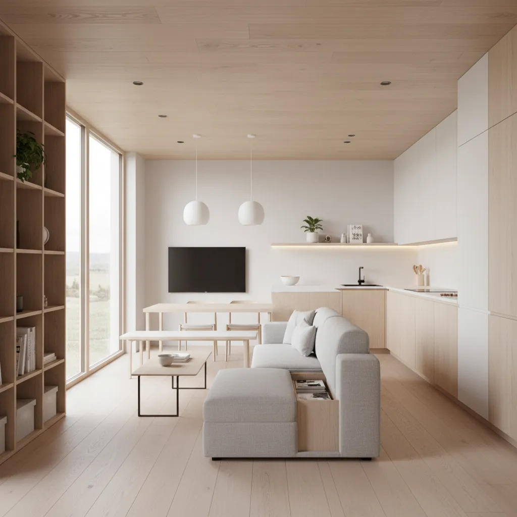 How to Design a Small House for Maximum Space Efficiency: Practical small house design strategies that make limited square footage feel functional, organized, and surprisingly spacious.