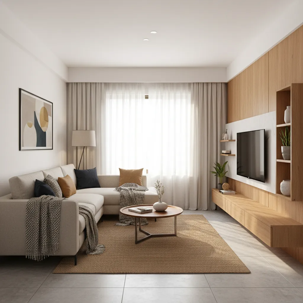 Living Room Interior Design India for Small Spaces