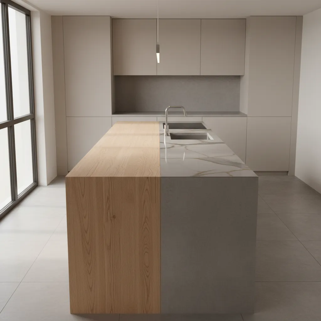 5 DIY Kitchen Countertop Materials for Small Kitchens: A designer’s honest comparison of budget-friendly DIY countertop materials that actually work in small kitchens