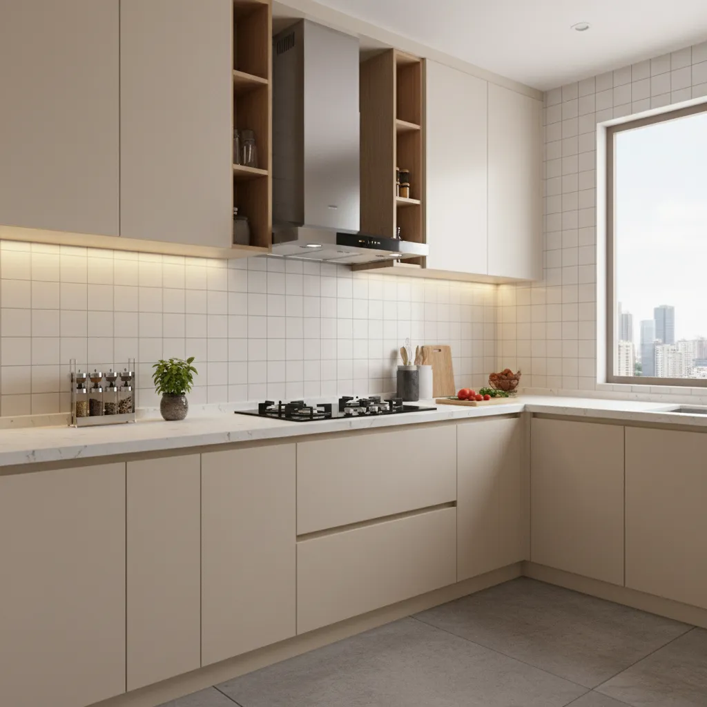 Small Kitchen Interior Design Ideas for Indian Apartments: Smart layouts, storage tricks, and real design strategies to make compact Indian apartment kitchens feel bigger and work better