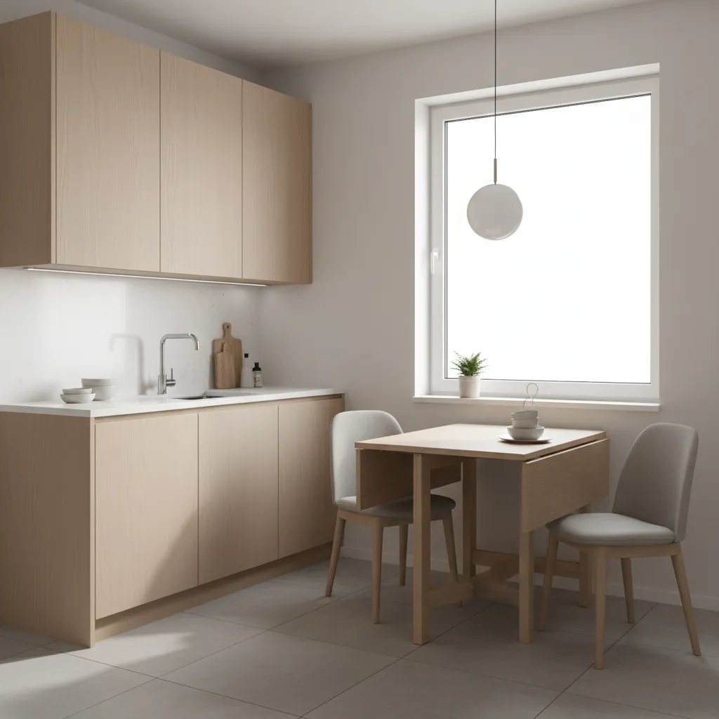 How to Optimize a Small Kitchen Layout with a Drop Leaf Table