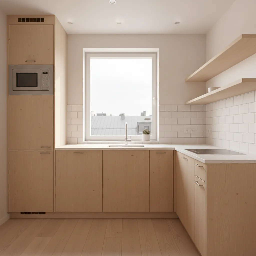 How to Keep a Microwave in a Small Kitchen Without Wasting Space