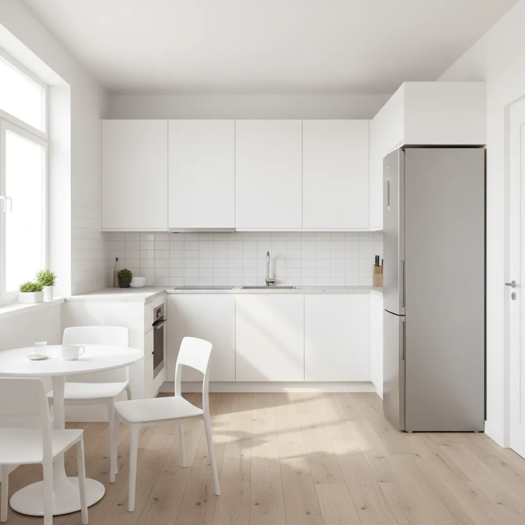 Where to Put Refrigerator in a Small Kitchen