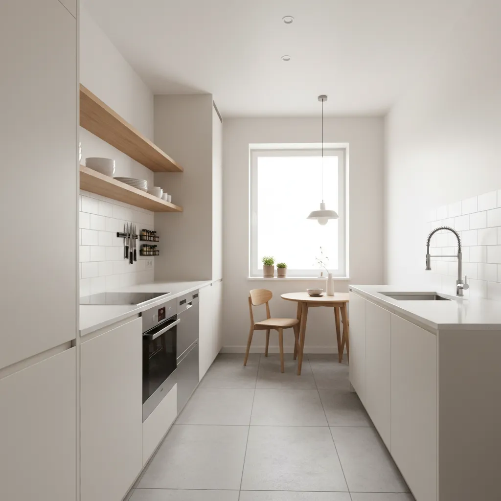 How to Create Space in a Small Kitchen Without Renovation: Practical layout, storage, and visual design tricks interior designers use to make tiny kitchens feel twice as large