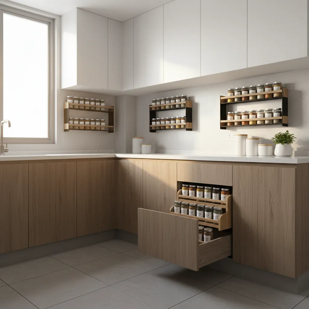 How to Store Spices in a Small Kitchen Without Clutter