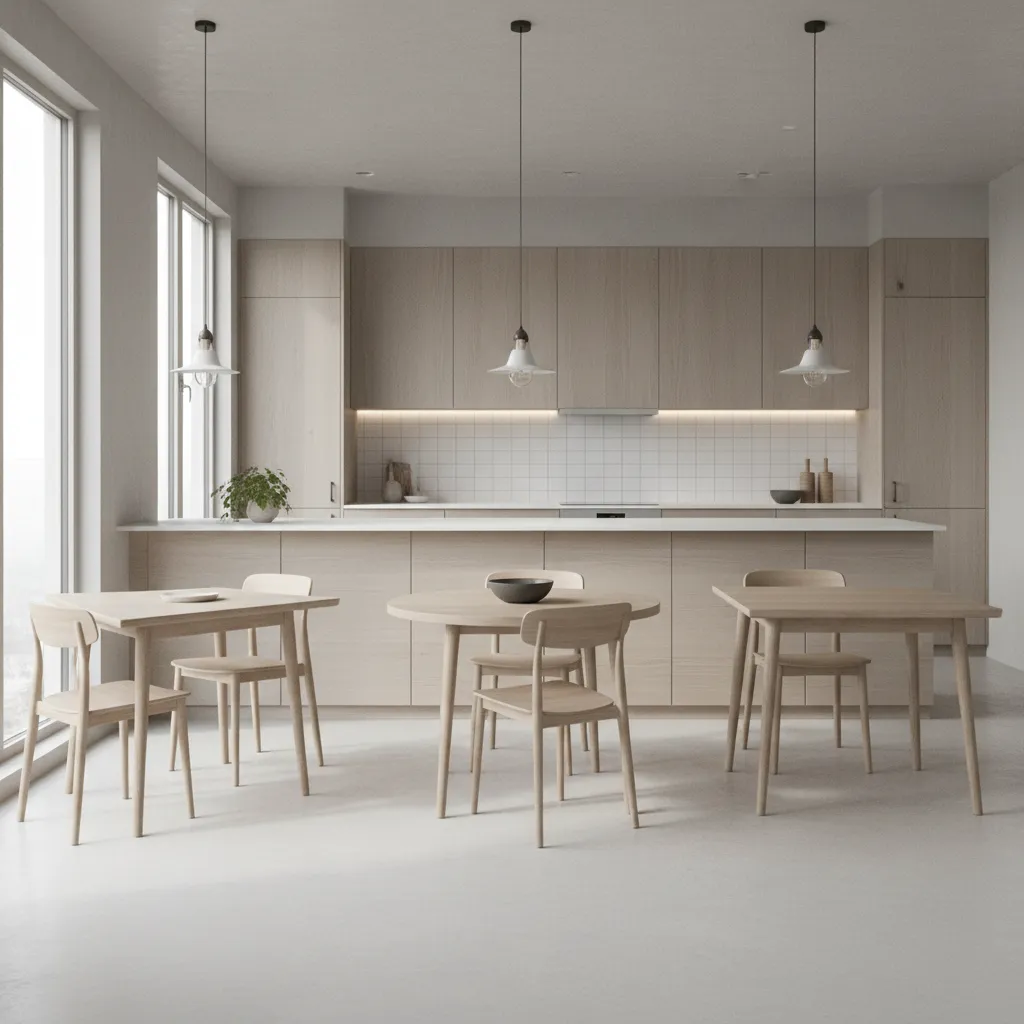 Triangular vs Round vs Square Kitchen Tables for Small Spaces