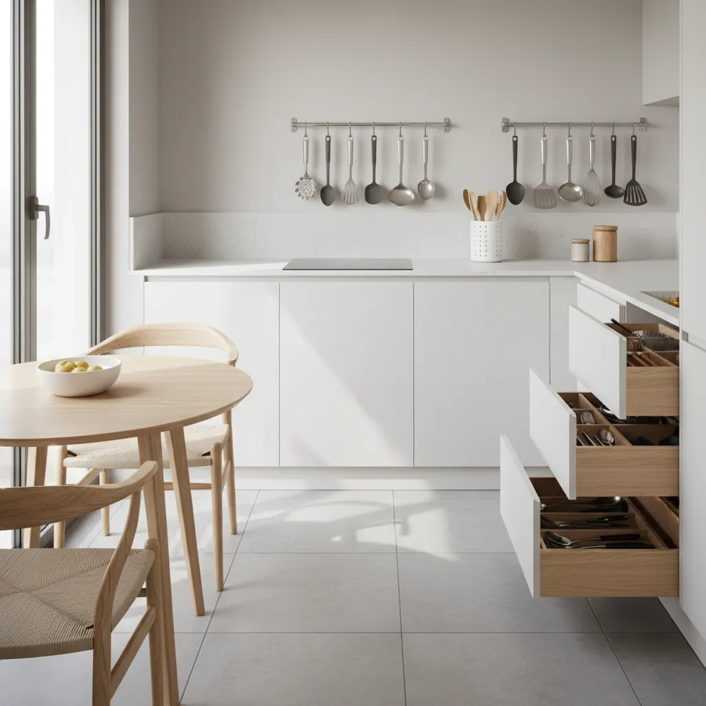 How to Arrange Utensils in a Small Kitchen (Practical Designer Tricks)