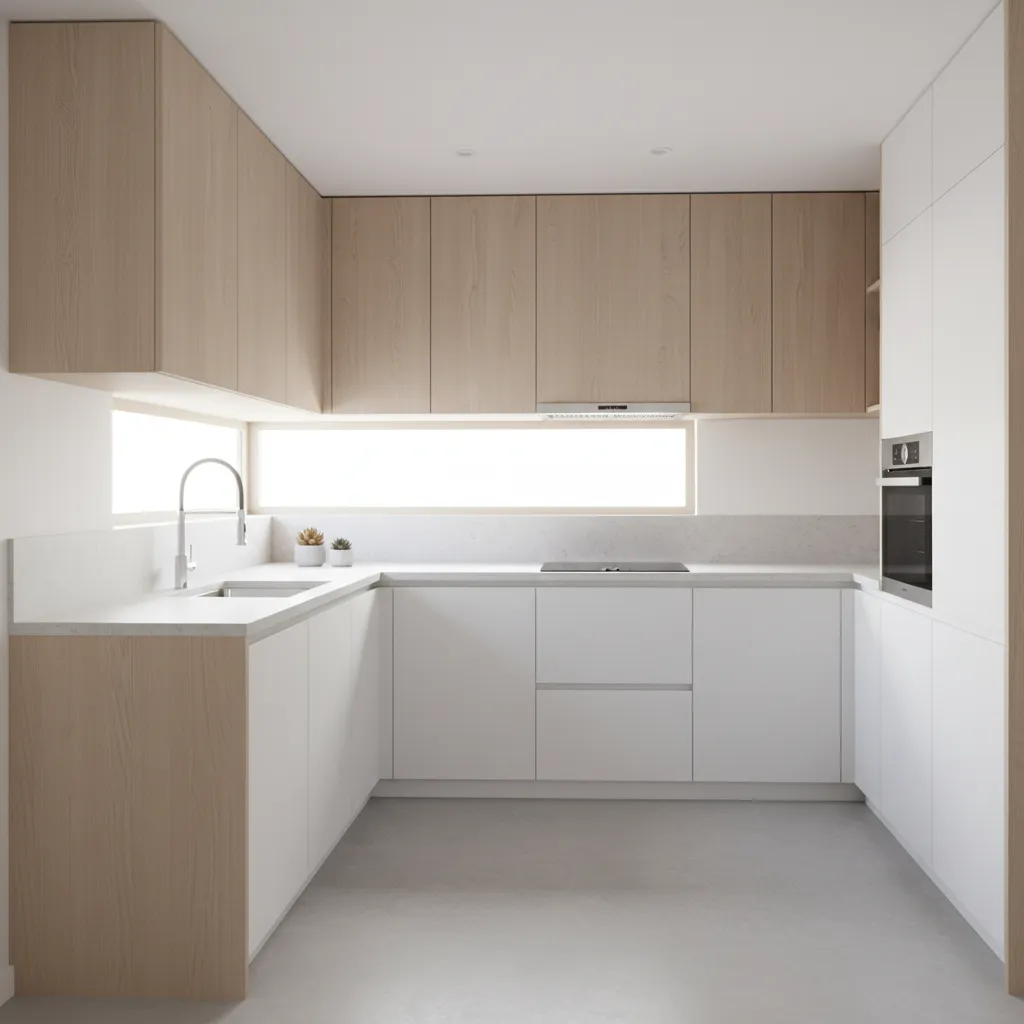 Small L Shaped Kitchen Design with Window: Smart Layout Ideas
