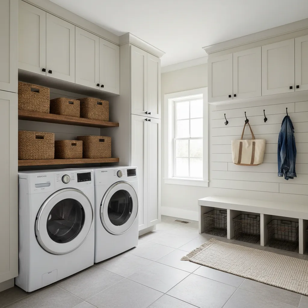 Best Storage Systems for Small Laundry Mudrooms: Cabinets vs Shelving vs Lockers