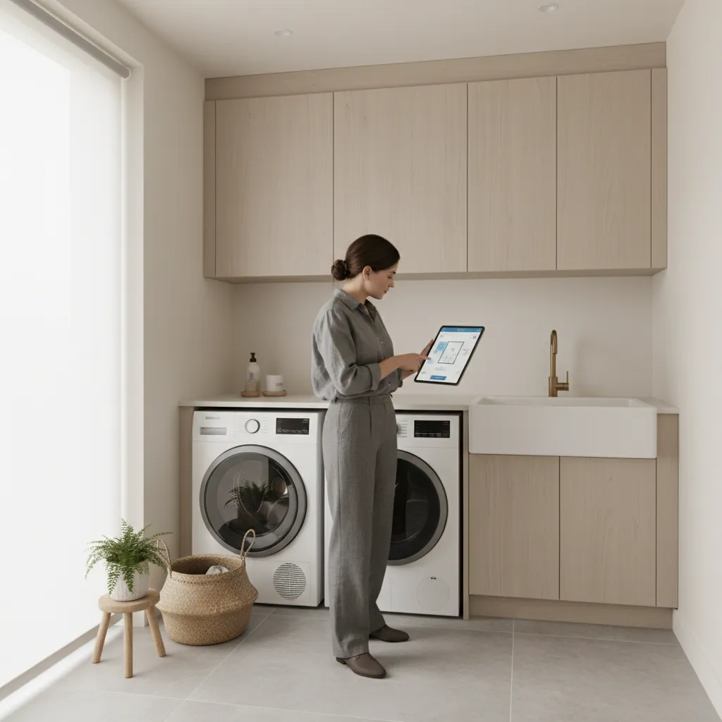 Common Problems When Designing a Small Laundry Room with Apps (and How to Fix Them): Avoid layout mistakes, measurement errors, and appliance fit issues when planning a small laundry room with digital design tools.