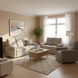 How to Arrange a 3 Piece Reclining Living Room Set in Small Spaces