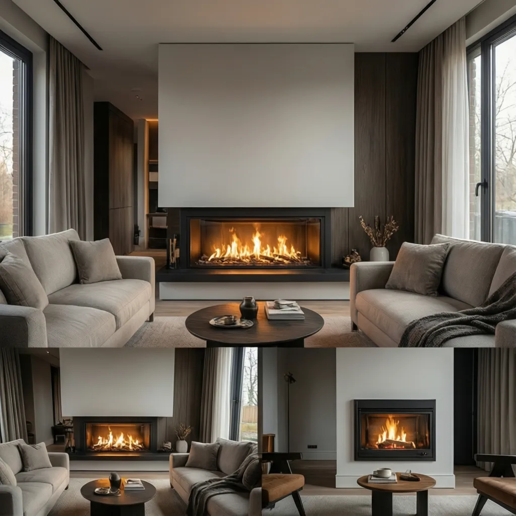 Electric vs Gas vs Wood Fireplaces for Small Living Rooms