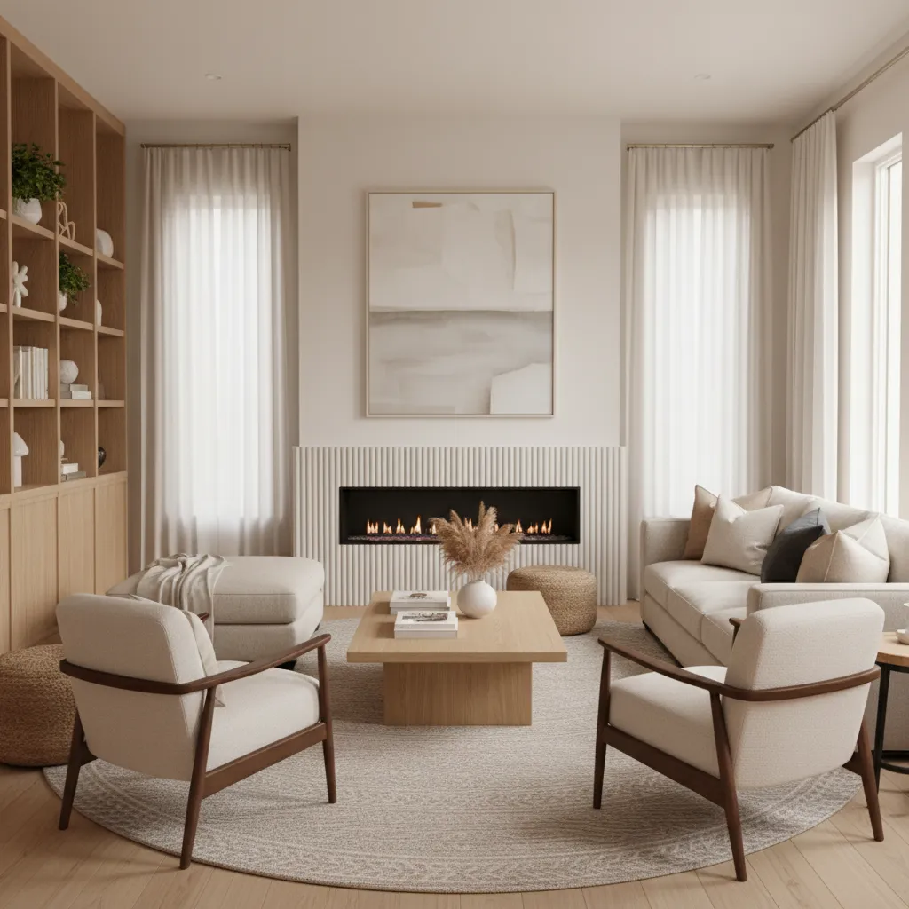 Interior Designer Tips for Decorating Small Living Rooms With Fireplaces
