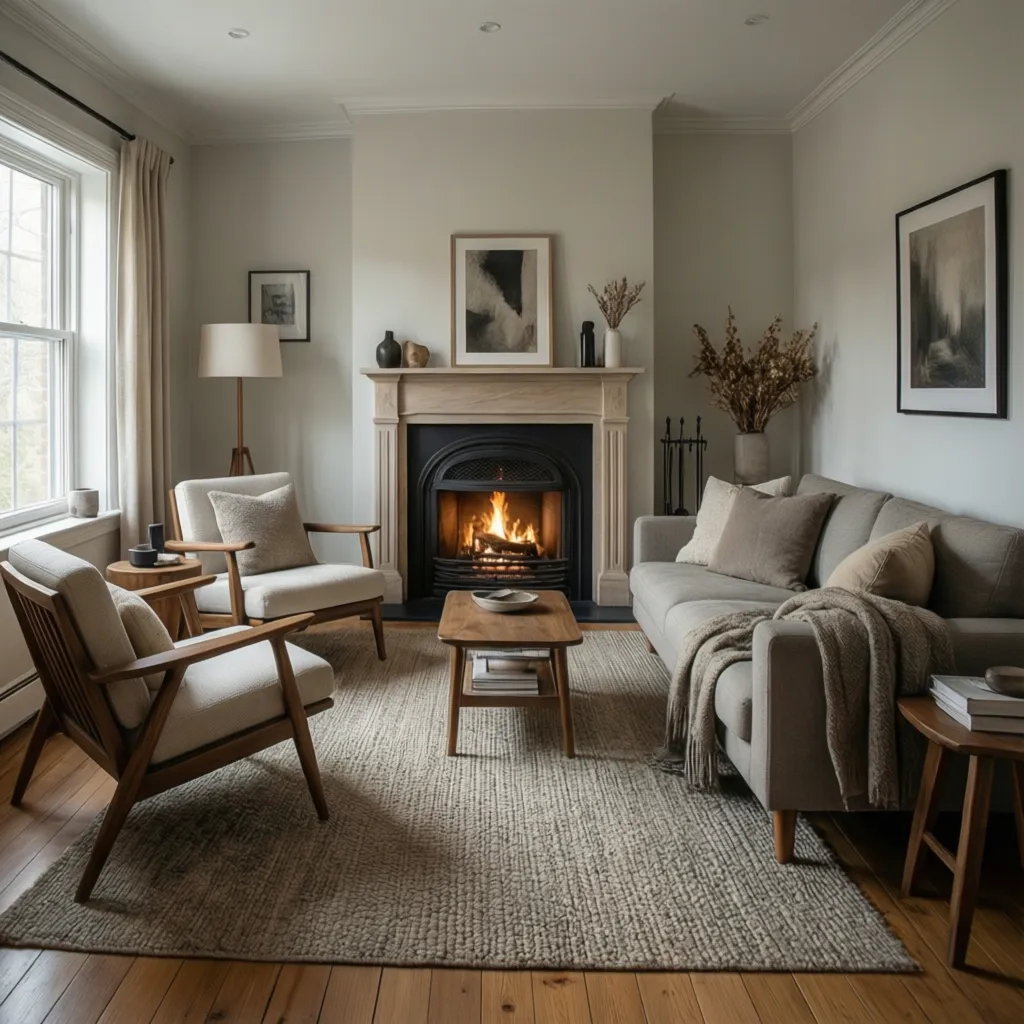 Best Furniture Layouts for Small Living Rooms With a Fireplace