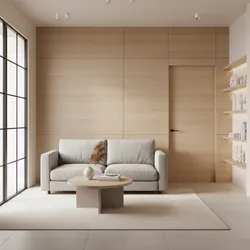 Optimizing Small Living Rooms With Concealed Bathroom Entrances