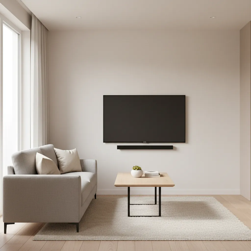 compact living room with thoughtful furniture arrangement for small space