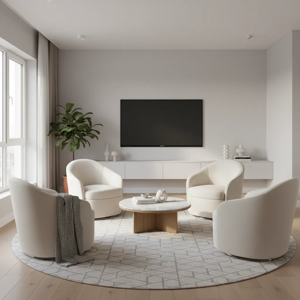 Common Layout Mistakes When Using Multiple Swivel Chairs in Small Living Rooms: Why swivel chair layouts sometimes feel cramped—and the practical fixes designers use to restore space and flow.