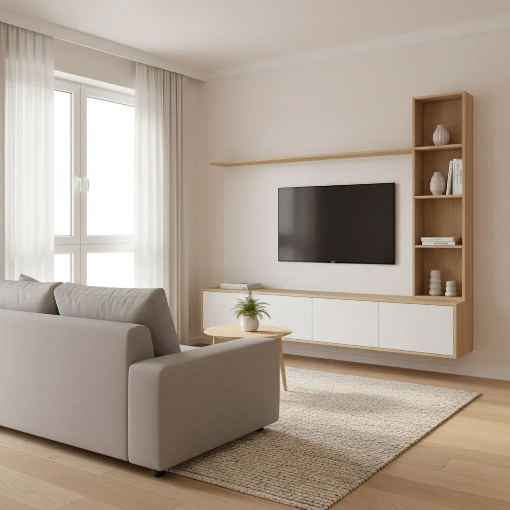 Small Living Room? Use These Space-Saving TV Wall Ideas