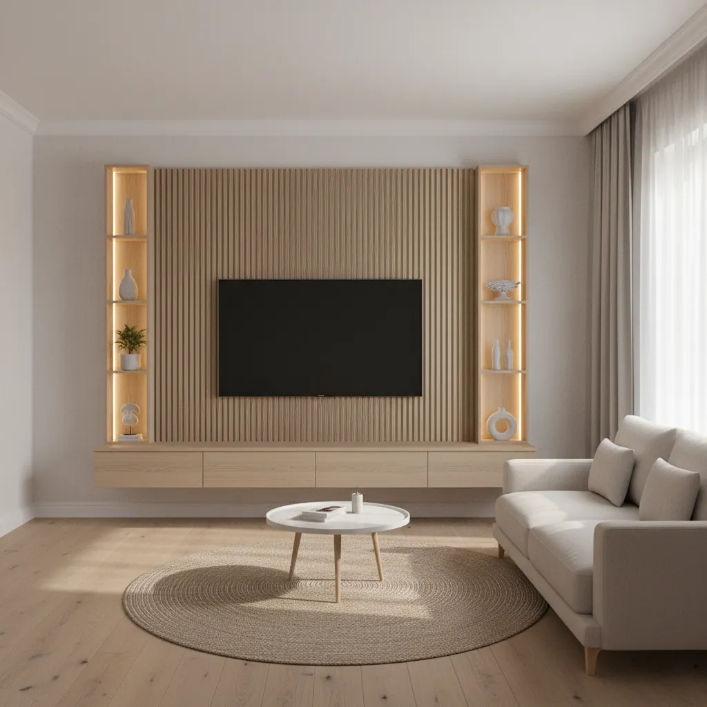 TV Wall Unit Designs for Small Living Room Spaces