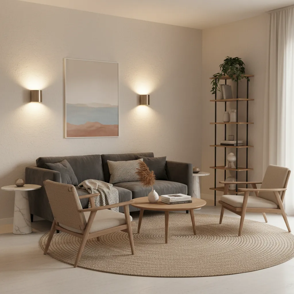 Using Sconces to Improve Small Living Room Lighting